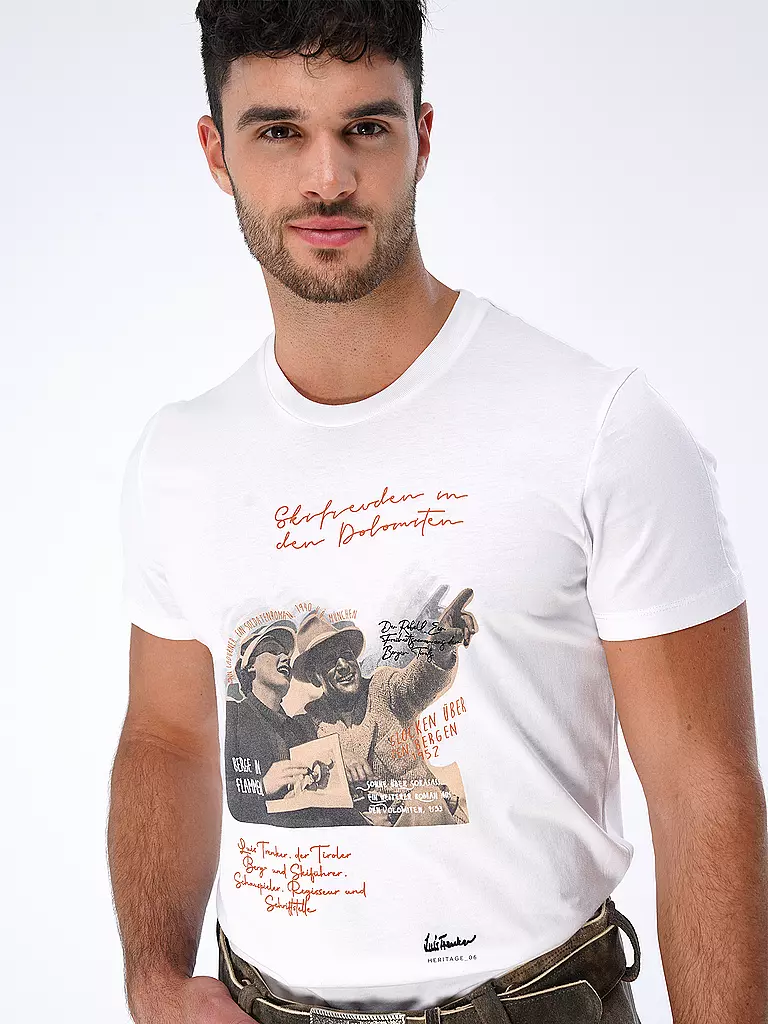 LUIS TRENKER | Trachtenshirt LULUIS  | Blanco