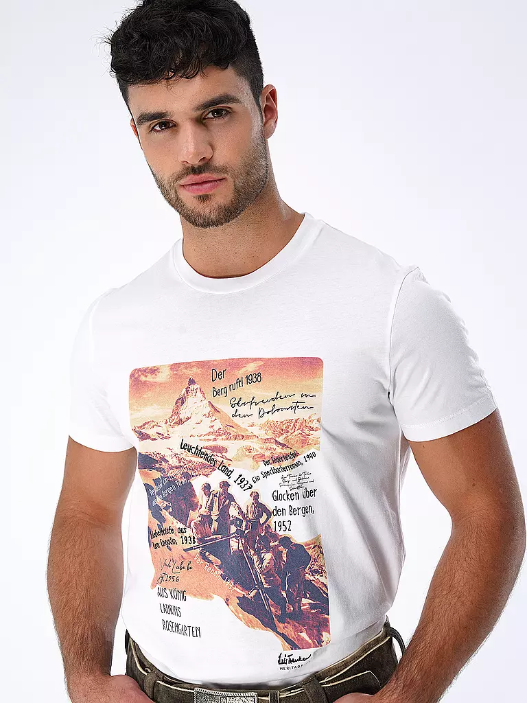 LUIS TRENKER | Trachtenshirt LULUIS  | Blanco