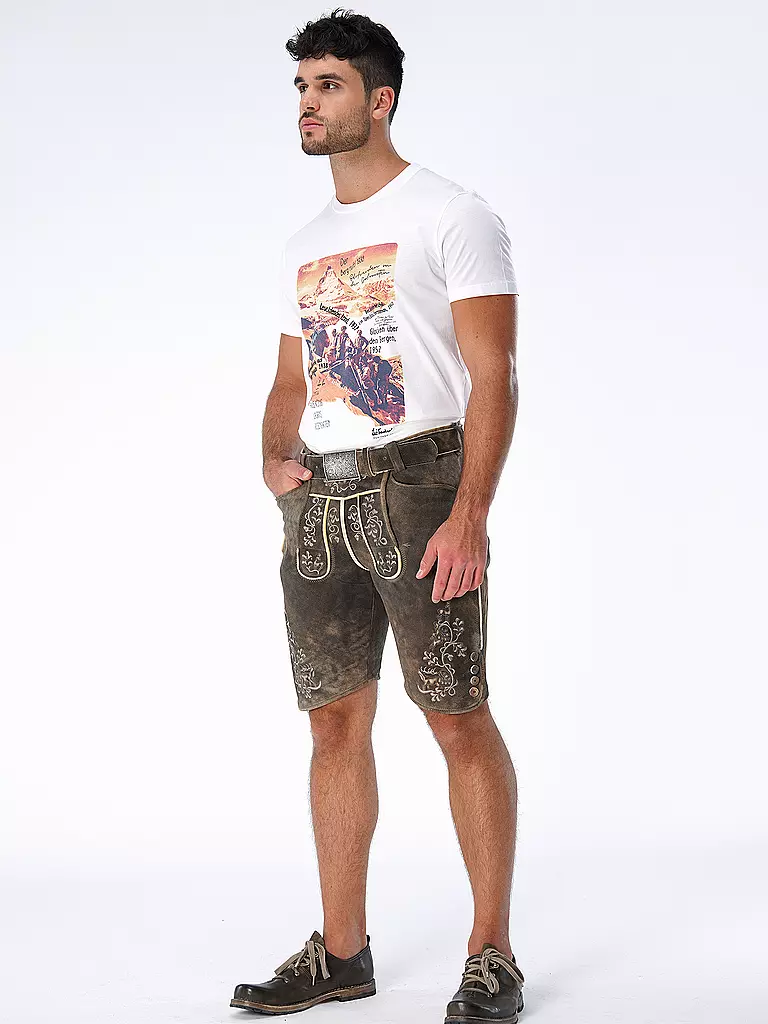 LUIS TRENKER | Trachtenshirt LULUIS  | Blanco