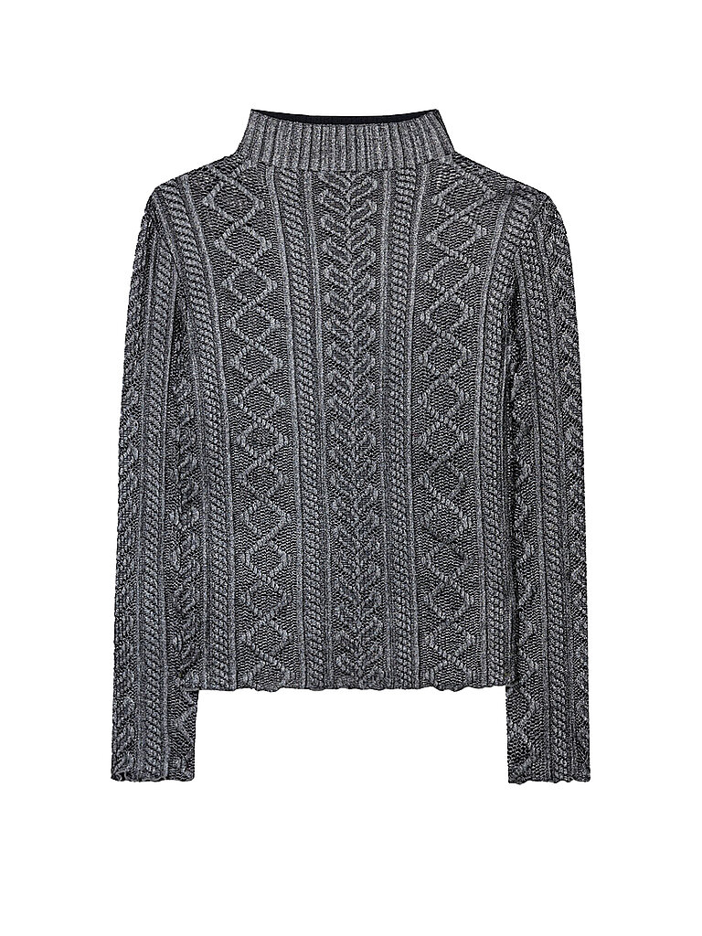 Jersey de cuello alto gris 34