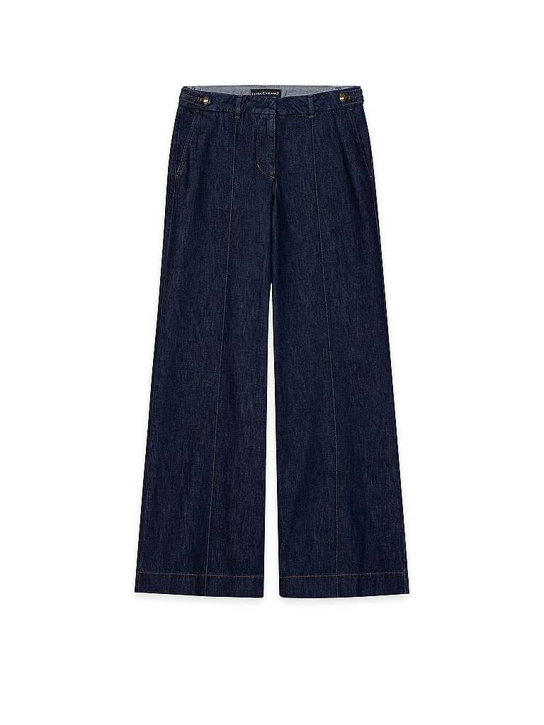 Luisa Cerano Jeans de pierna ancha azul oscuro