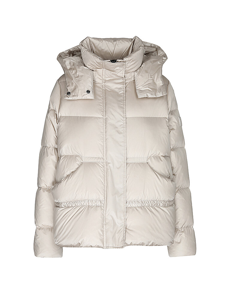 Luisa Cerano Chaqueta acolchada de plumas crema