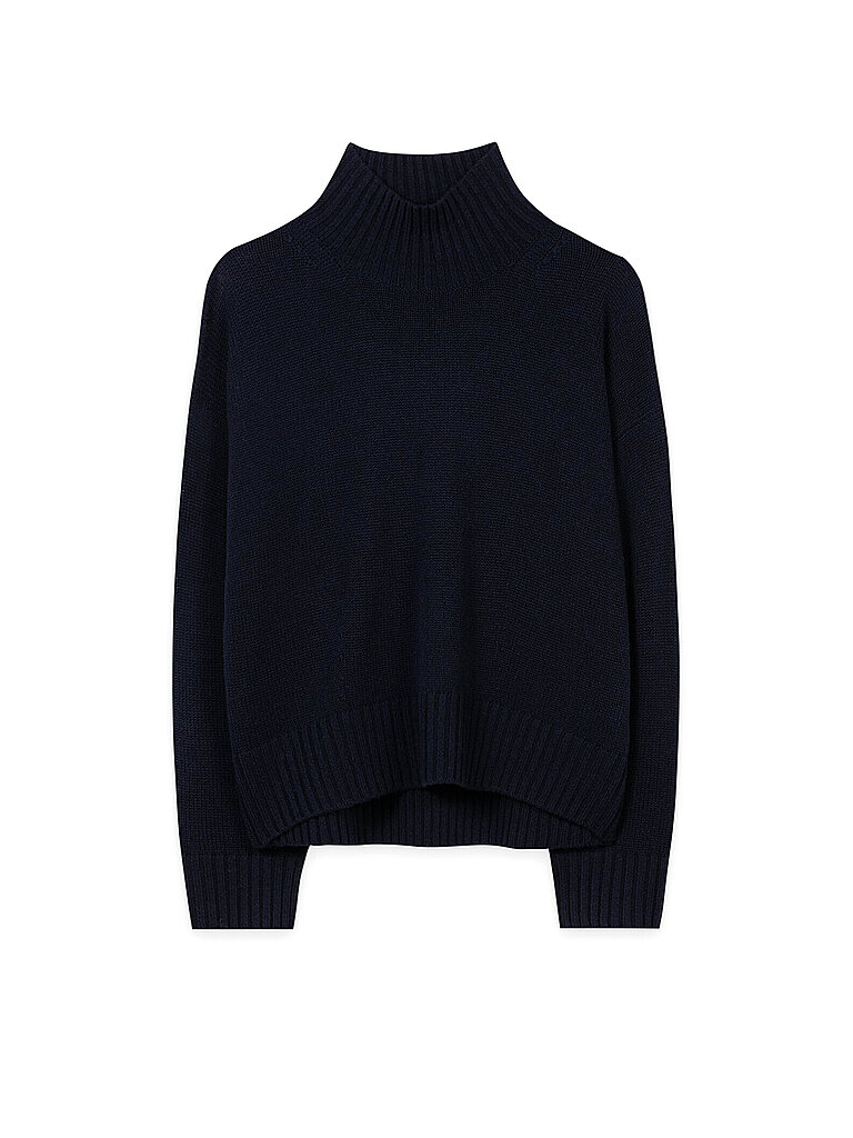 Luisa Cerano Jersey de cuello alto azul