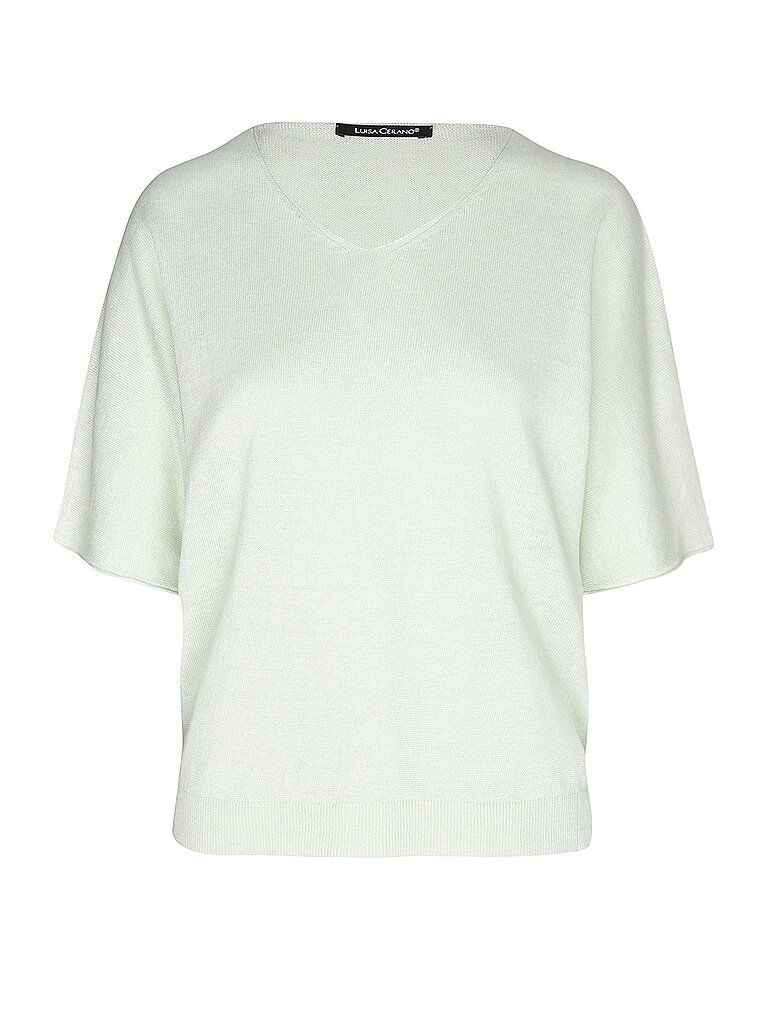 Luisa Cerano Jersey de lino verde