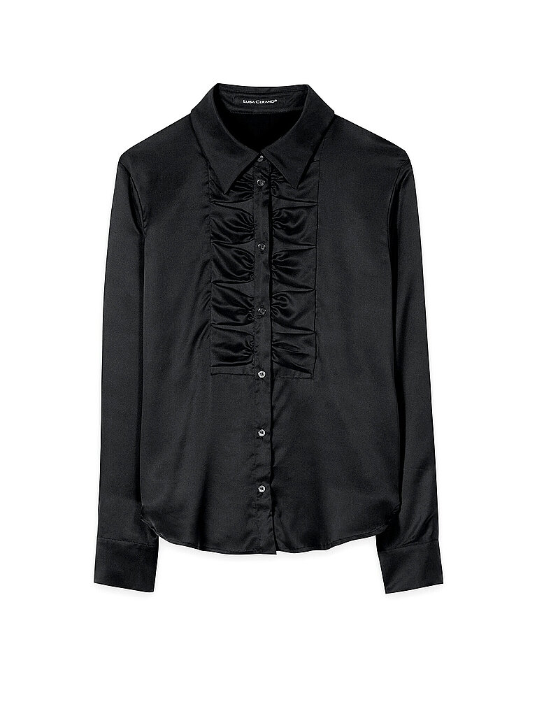 Luisa Cerano Blusa camisera negro