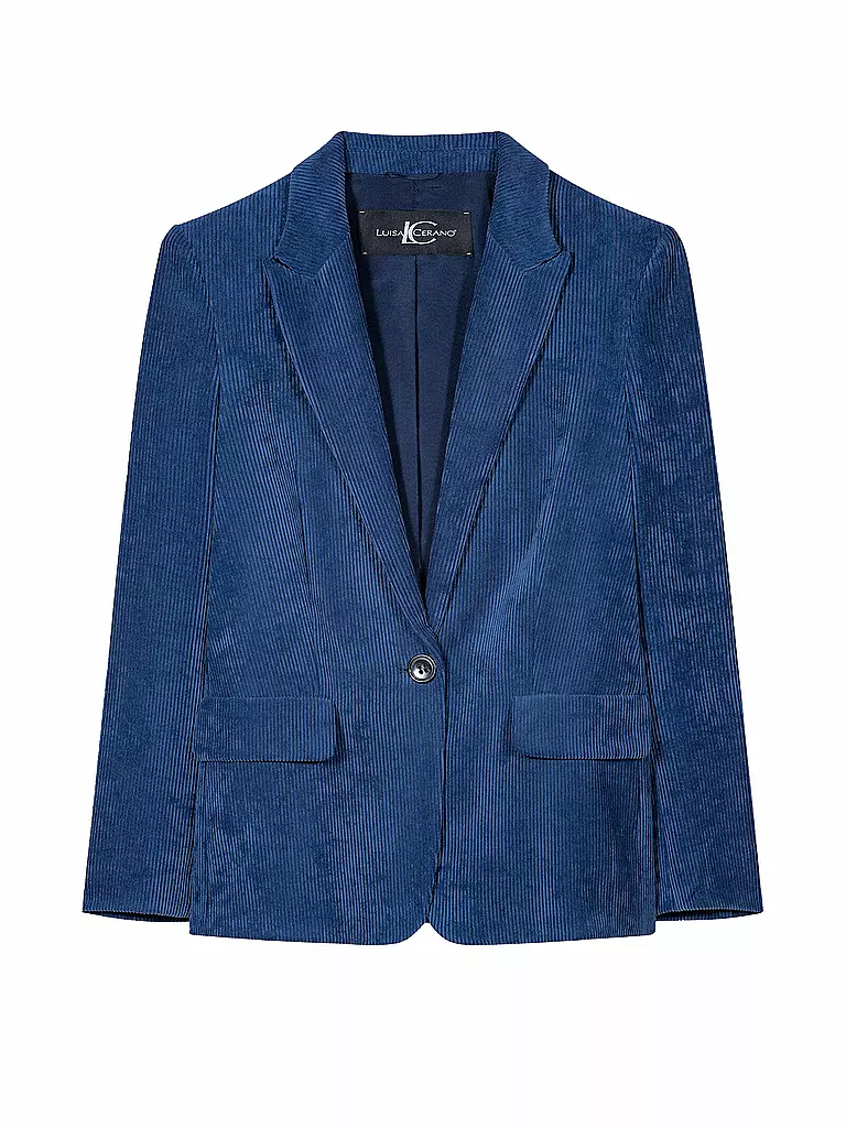 LUISA CERANO | Blazer de pana | Azul