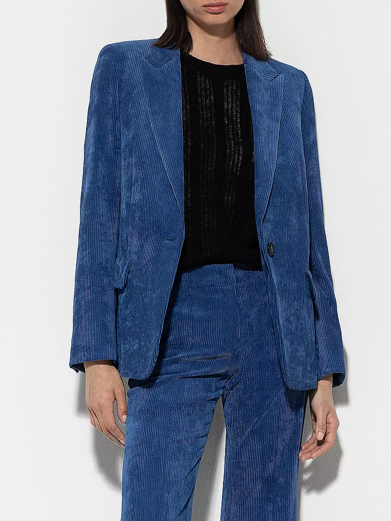 LUISA CERANO | Blazer de pana | Azul