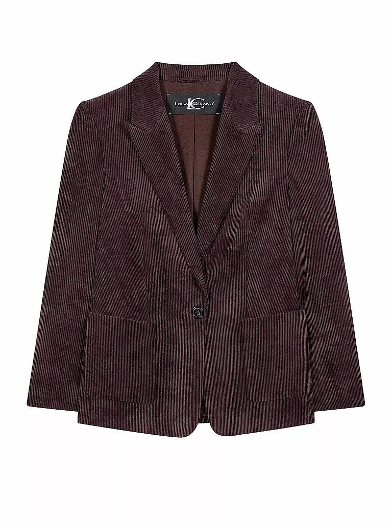 LUISA CERANO | Blazer | Rojo oscuro
