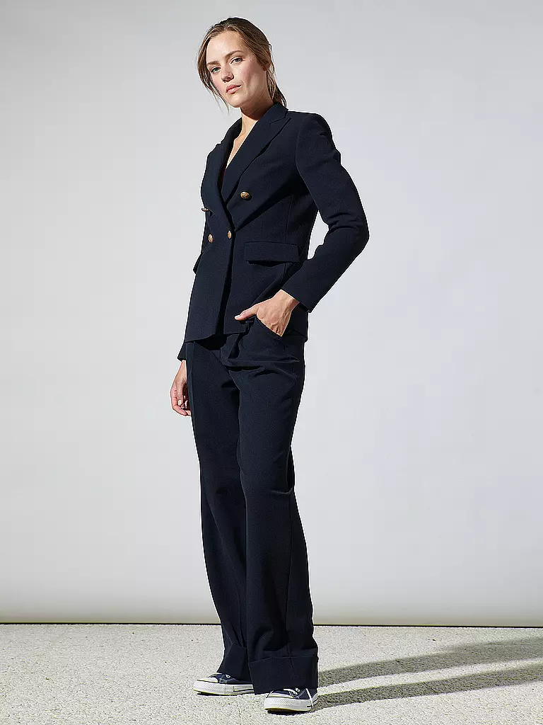 LUISA CERANO | Blazer | Azul oscuro