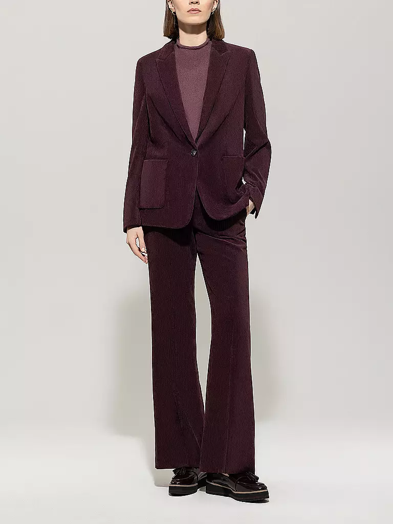 LUISA CERANO | Blazer | Rojo oscuro