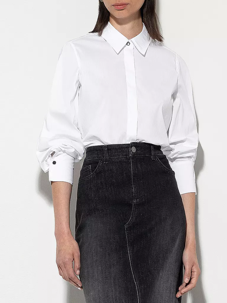 LUISA CERANO | Blusa camisera | Blanco