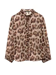 LUISA CERANO | Blusa de seda | Marrón