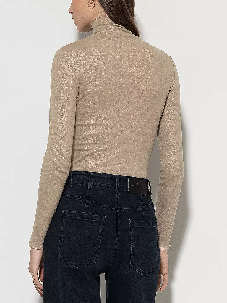 LUISA CERANO | Camiseta de cuello alto | Oro