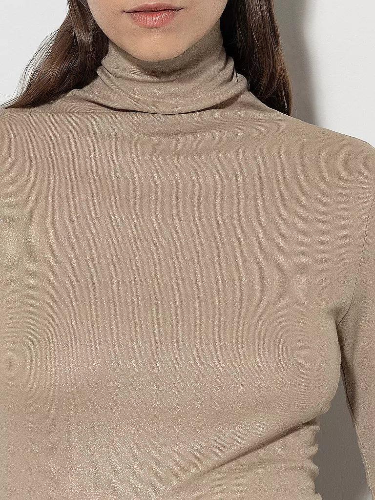 LUISA CERANO | Camiseta de cuello alto | Oro