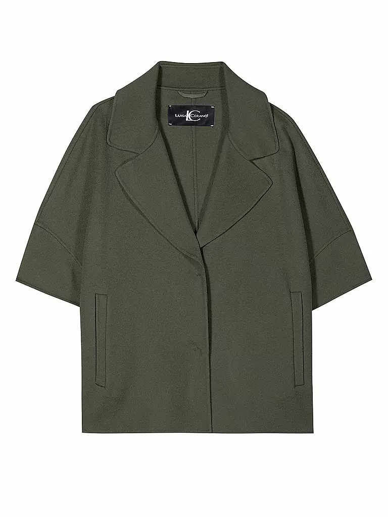 LUISA CERANO | Capa - Poncho | Oliva