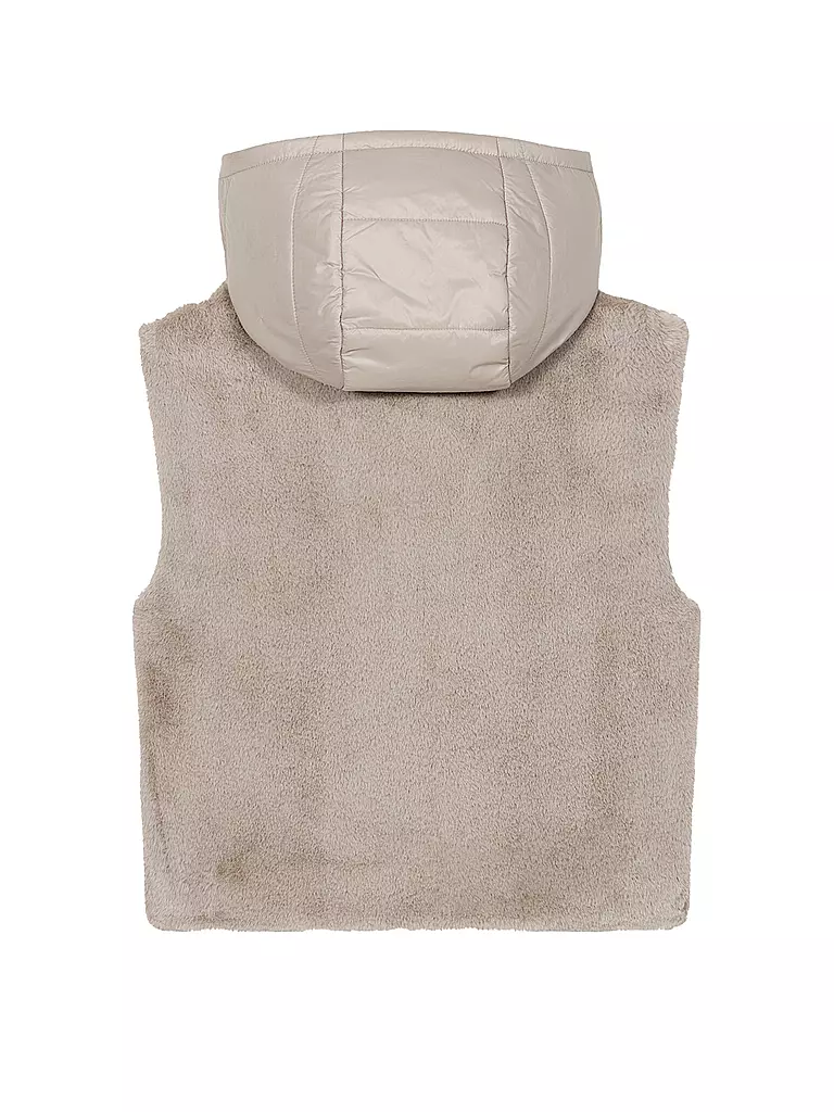 LUISA CERANO | Chaleco con aspecto de piel | Beige