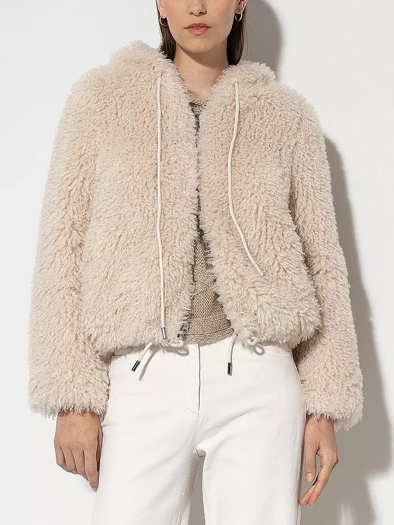 LUISA CERANO | Chaqueta con aspecto de piel | Crema