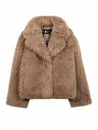LUISA CERANO | Chaqueta de aspecto de piel | Marrón claro