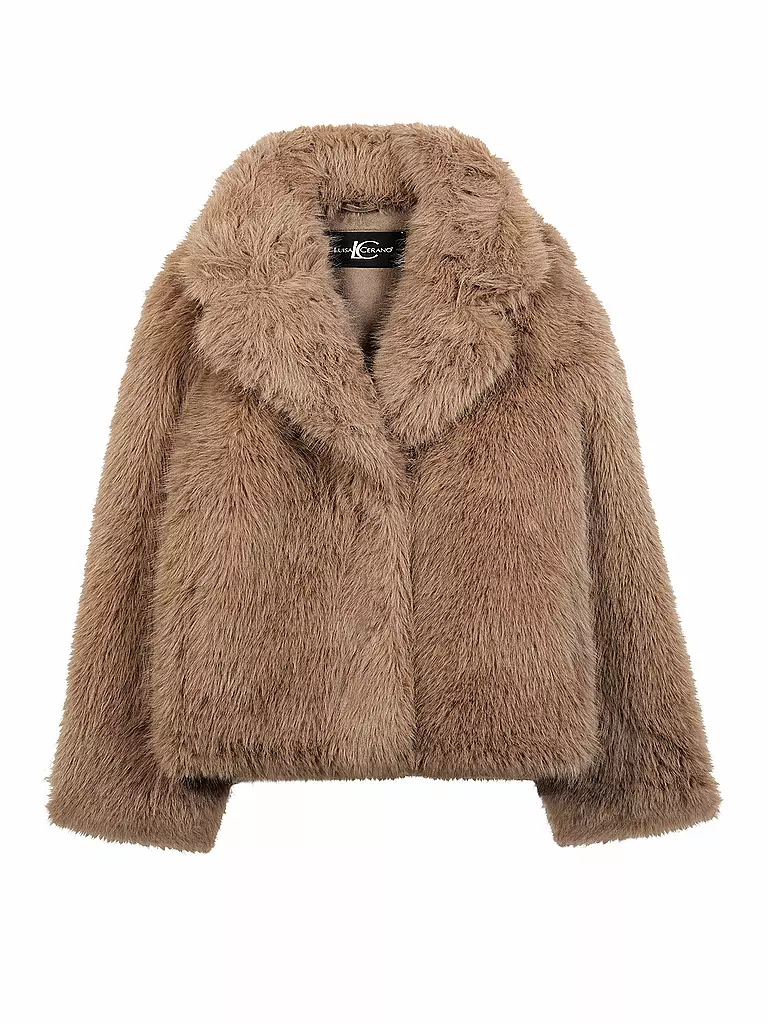 LUISA CERANO | Chaqueta de aspecto de piel | Marrón claro