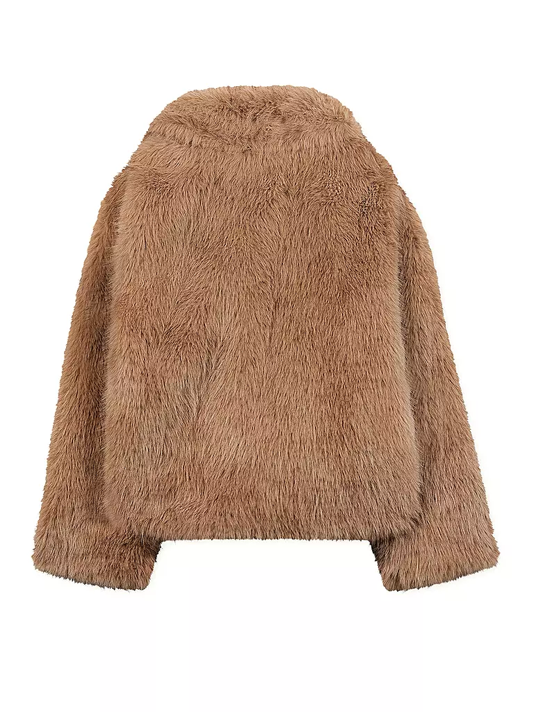 LUISA CERANO | Chaqueta de aspecto de piel | Marrón claro