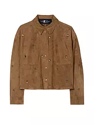 LUISA CERANO | Chaqueta de cuero | Marrón