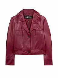 LUISA CERANO | Chaqueta de cuero | Rojo