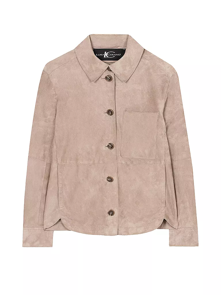 LUISA CERANO | Chaqueta de cuero | Marrón