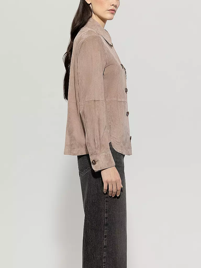LUISA CERANO | Chaqueta de cuero | Marrón