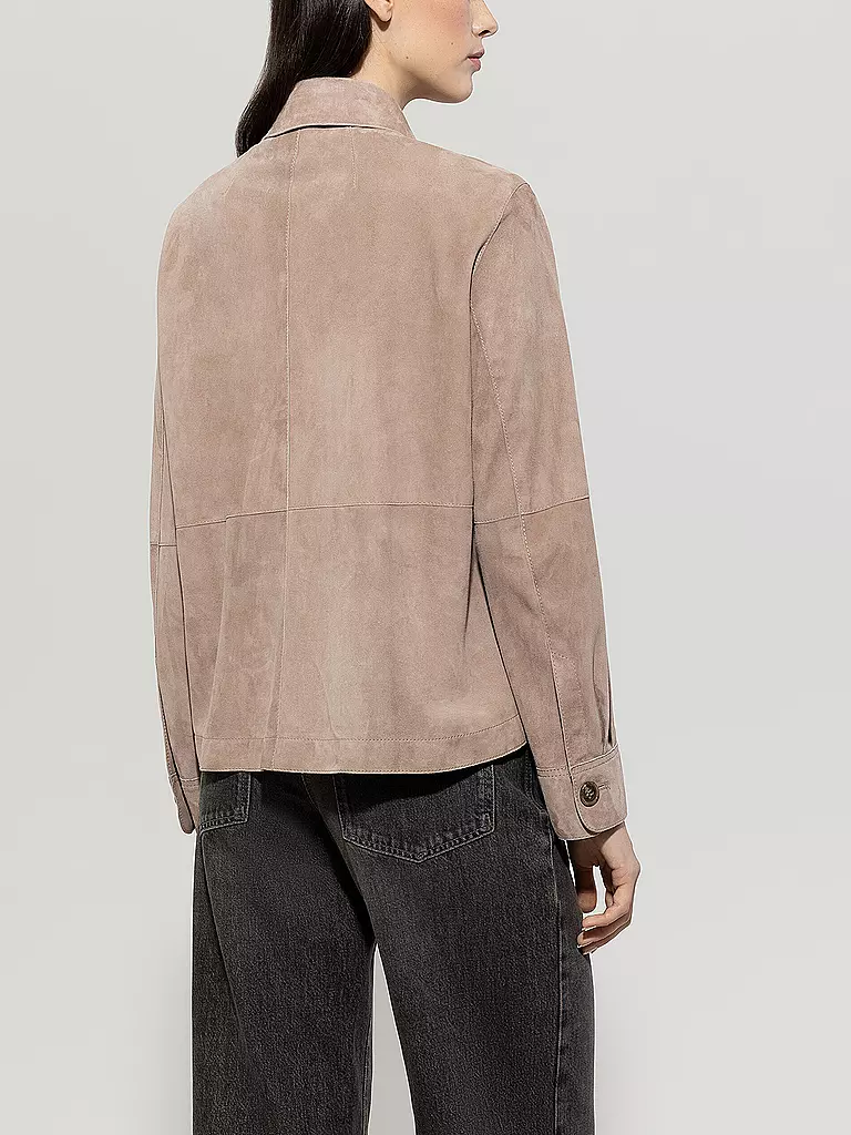 LUISA CERANO | Chaqueta de cuero | Marrón