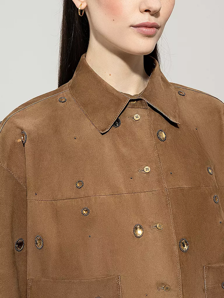 LUISA CERANO | Chaqueta de cuero | 