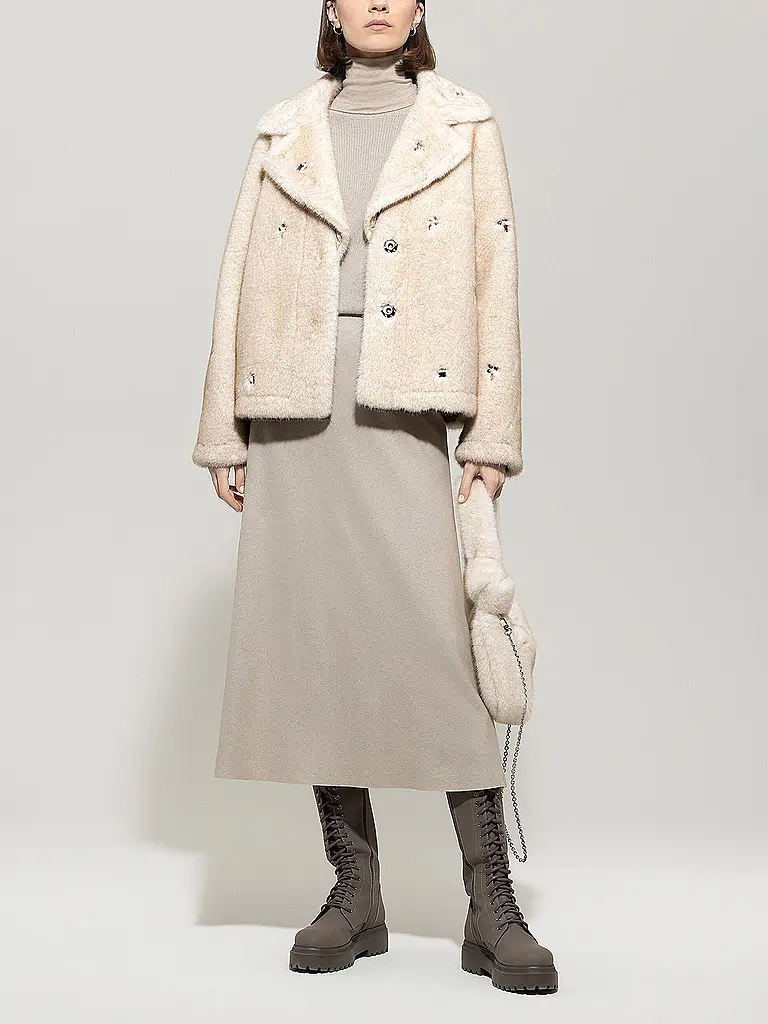 LUISA CERANO | Chaqueta de imitación de piel | beige