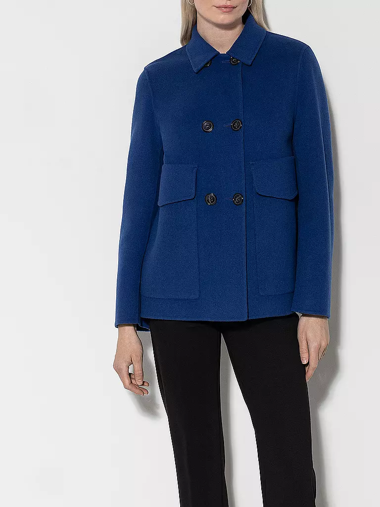 LUISA CERANO | Chaqueta de lana | Azul oscuro