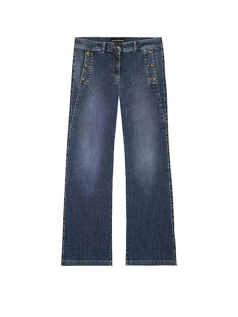LUISA CERANO | Jeans acampanados | Azul