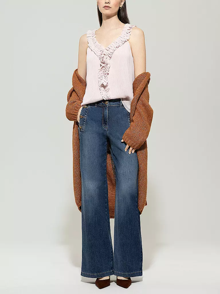 LUISA CERANO | Jeans acampanados | Azul
