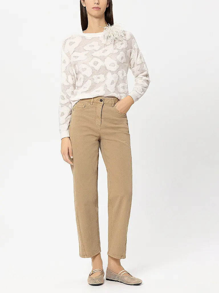 LUISA CERANO | Jeans Balloon Fit | Camel