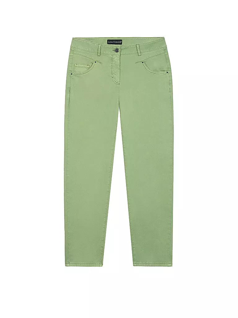 LUISA CERANO | Jeans corte recto 7/8 | Verde
