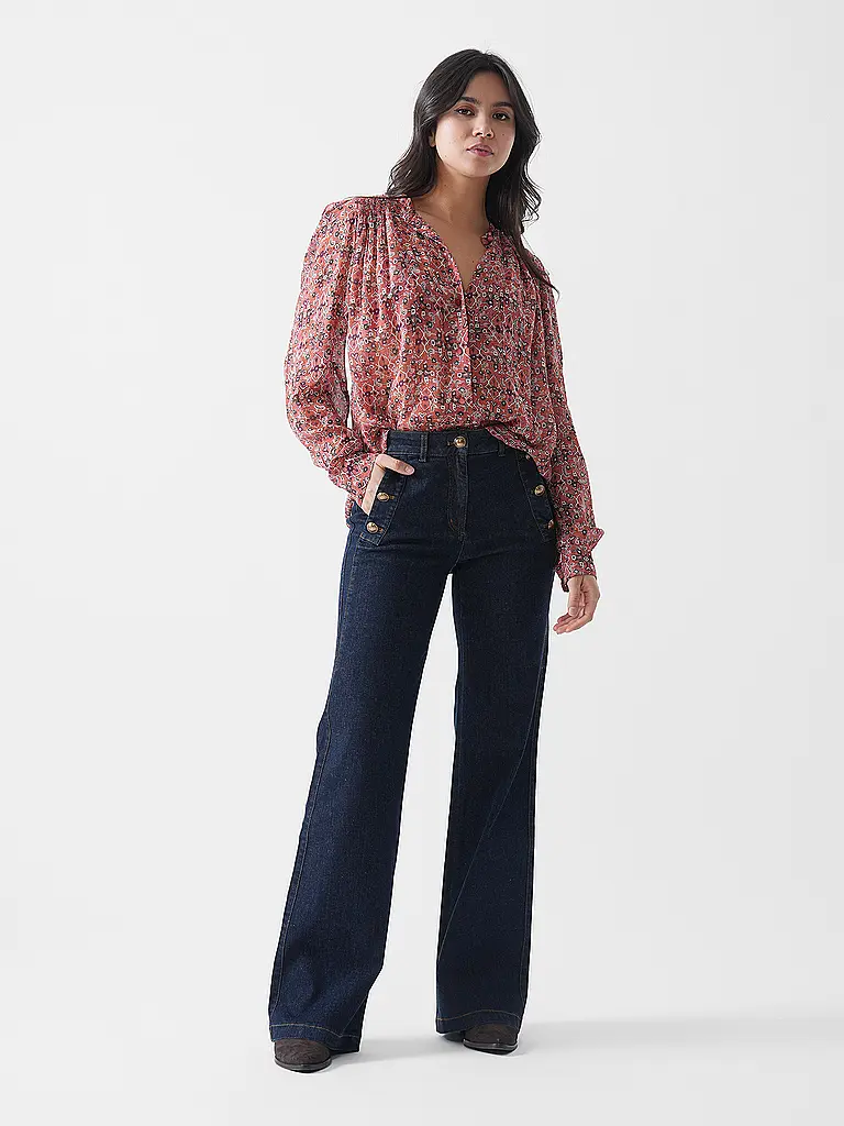 LUISA CERANO | Jeans de corte acampanado | Azul