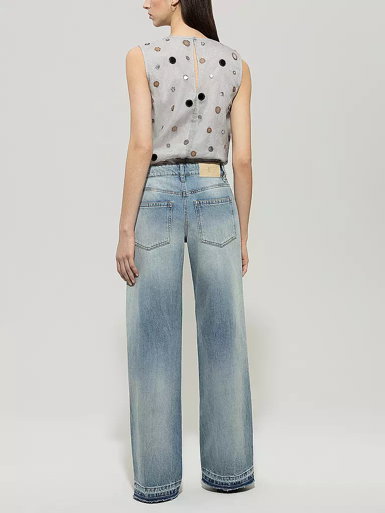 LUISA CERANO | Jeans de pierna ancha | Azul