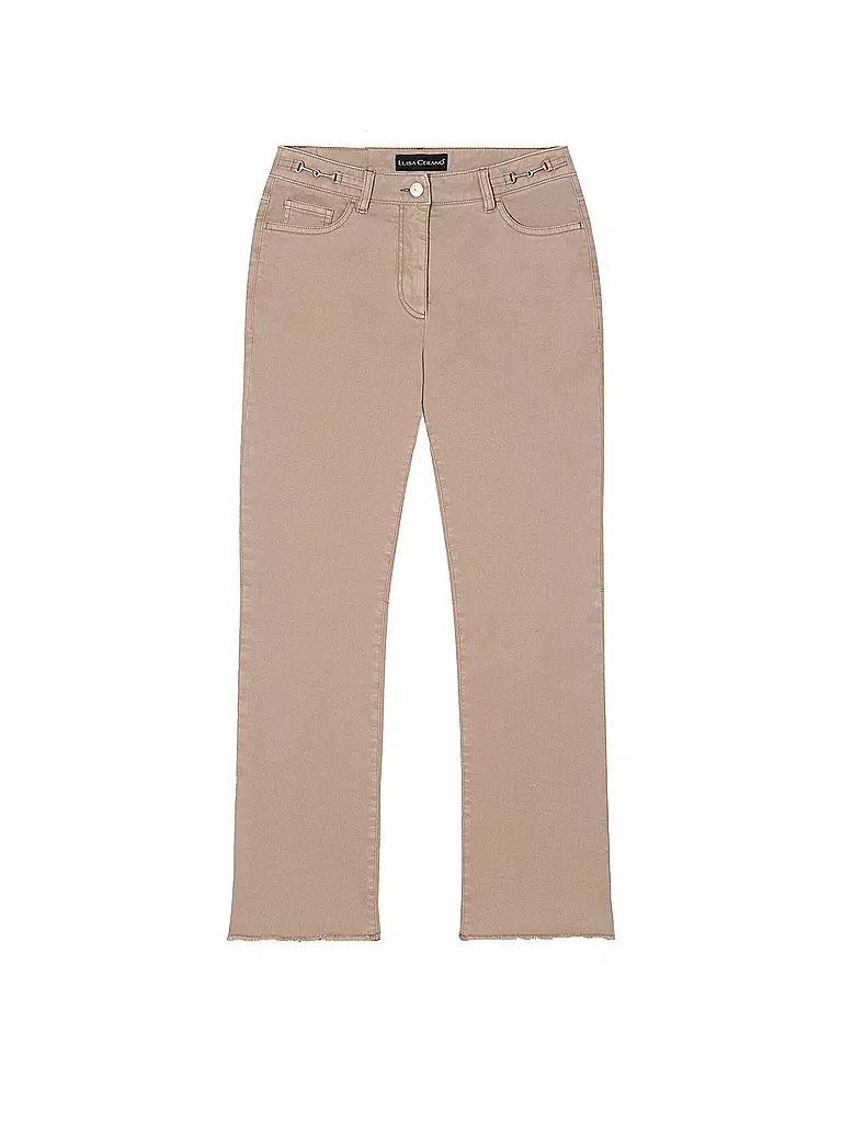 LUISA CERANO | Jeans Flared Fit | Marrón