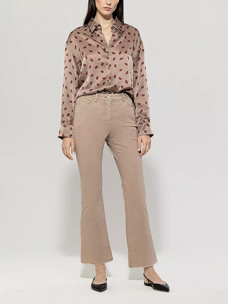 LUISA CERANO | Jeans Flared Fit | Marrón