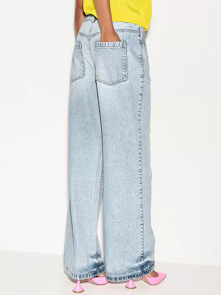 LUISA CERANO | Jeans Wide Leg  | Azul oscuro