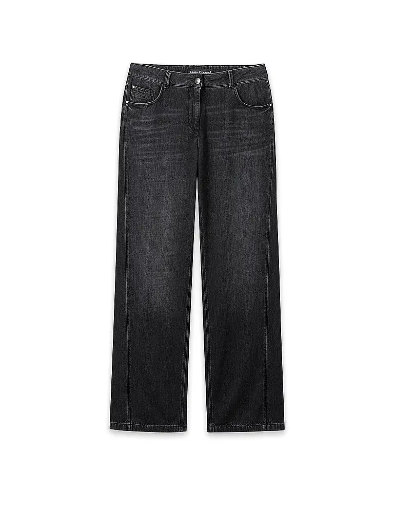 LUISA CERANO | Jeans Wide Leg | Negro