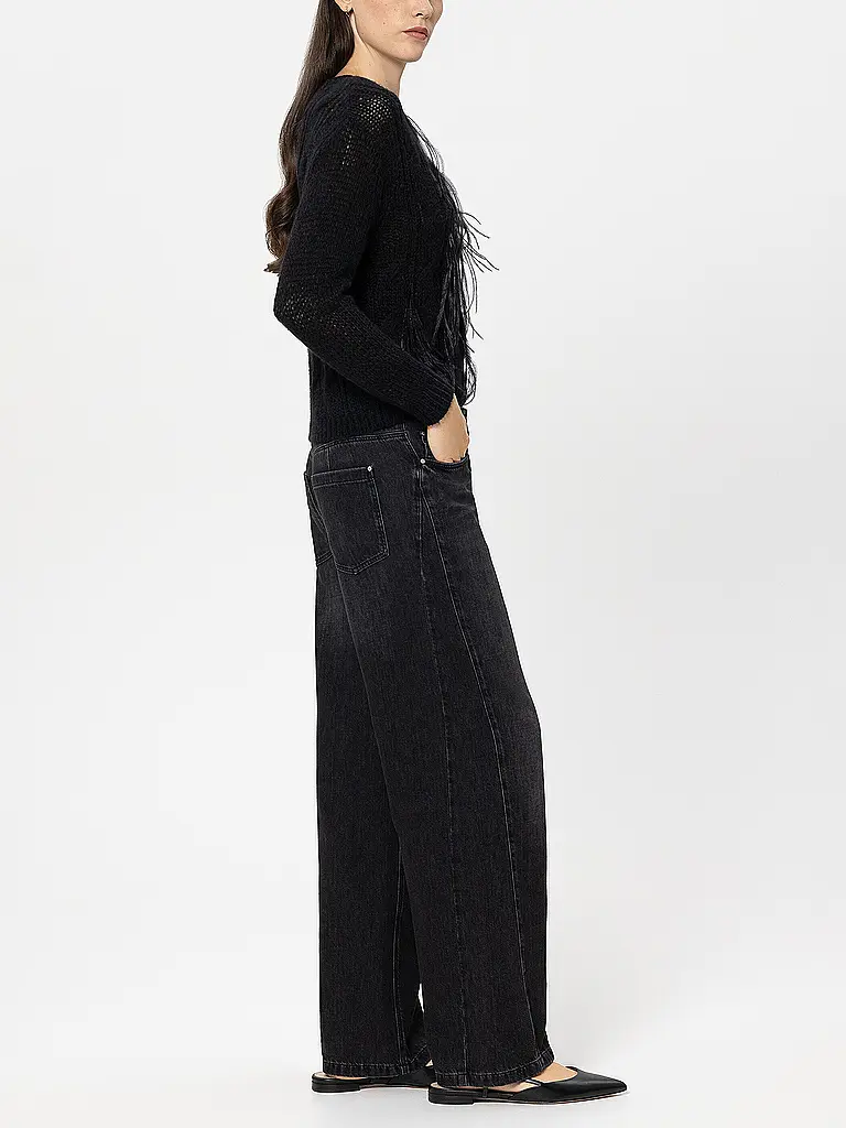 LUISA CERANO | Jeans Wide Leg | Negro