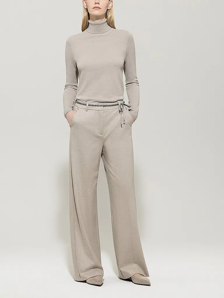 LUISA CERANO | Jersey de cuello alto | beige