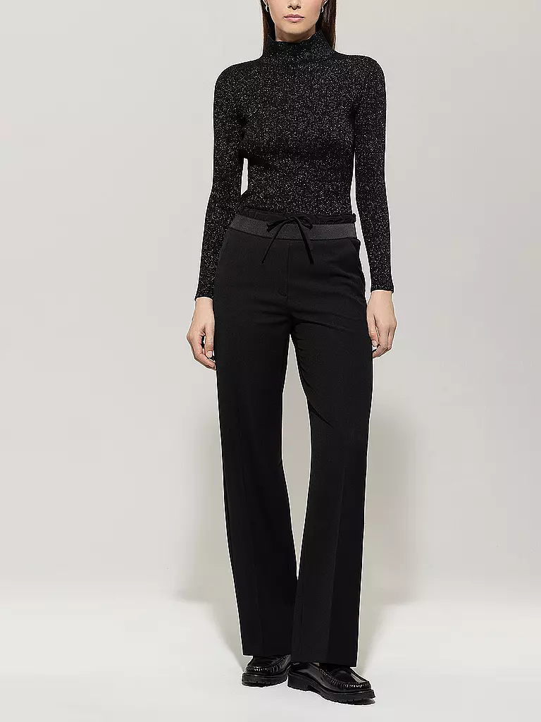 LUISA CERANO | Jersey de cuello alto | schwarz