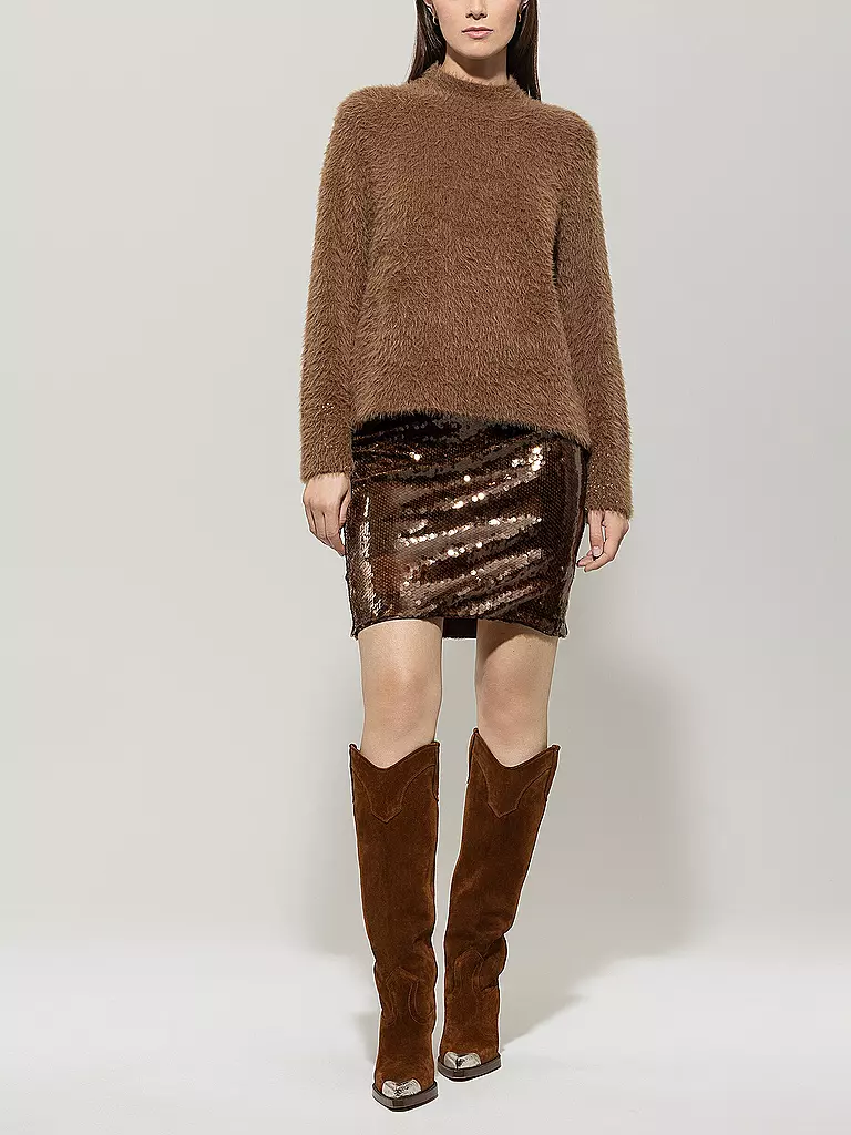LUISA CERANO | Jersey | Marrón claro
