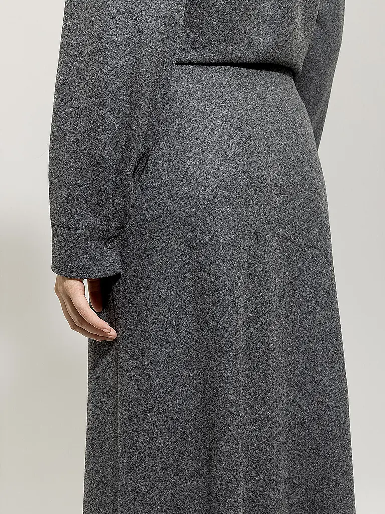 LUISA CERANO | Midi falda | grau