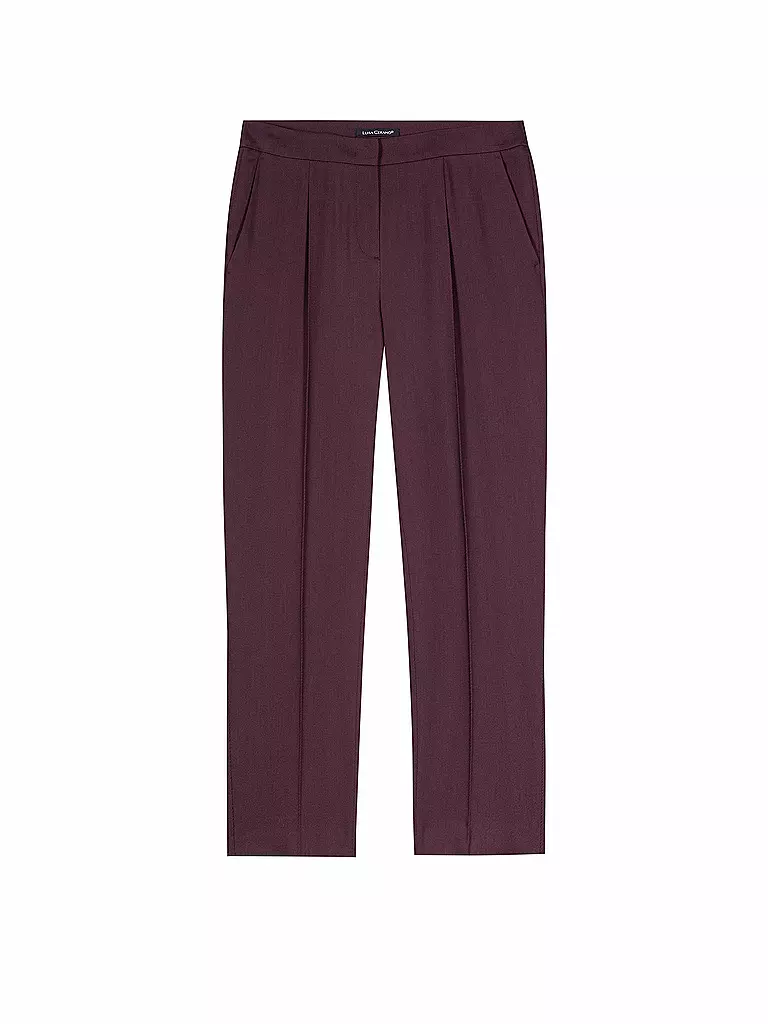LUISA CERANO | Pantalón de vestir 7/8 | Rojo oscuro