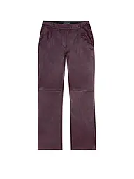 LUISA CERANO | Pantalones de cuero | Rojo oscuro