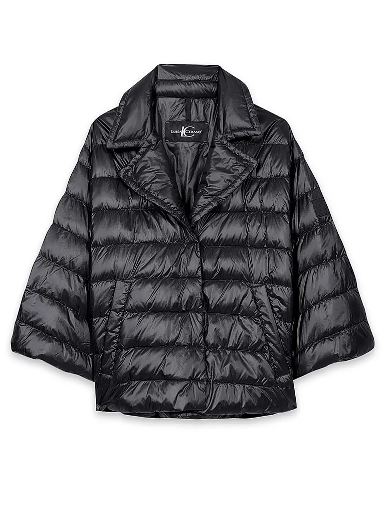 LUISA CERANO | Produktname: Capa - Poncho | Negro